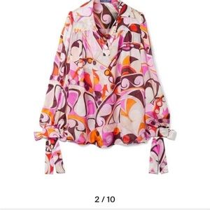 Emilio Pucci blouse archive print